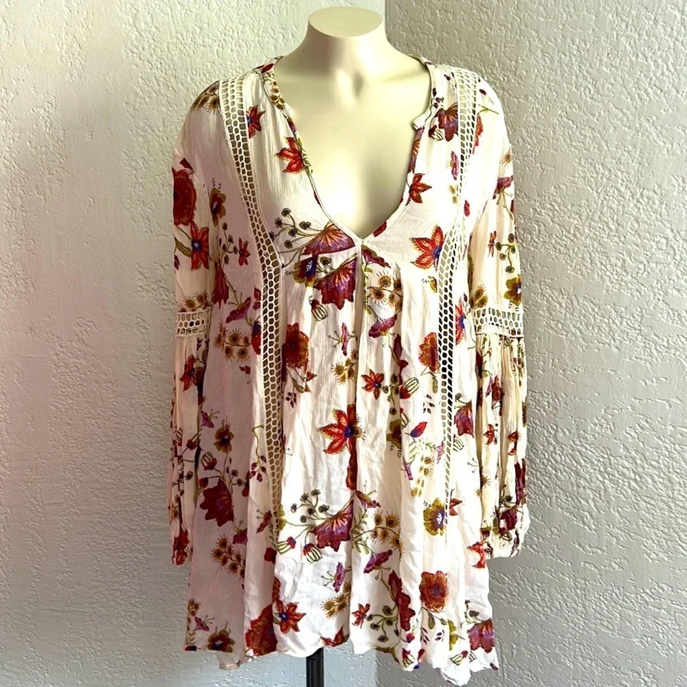 Free People Just The Two of Us tunic S/P